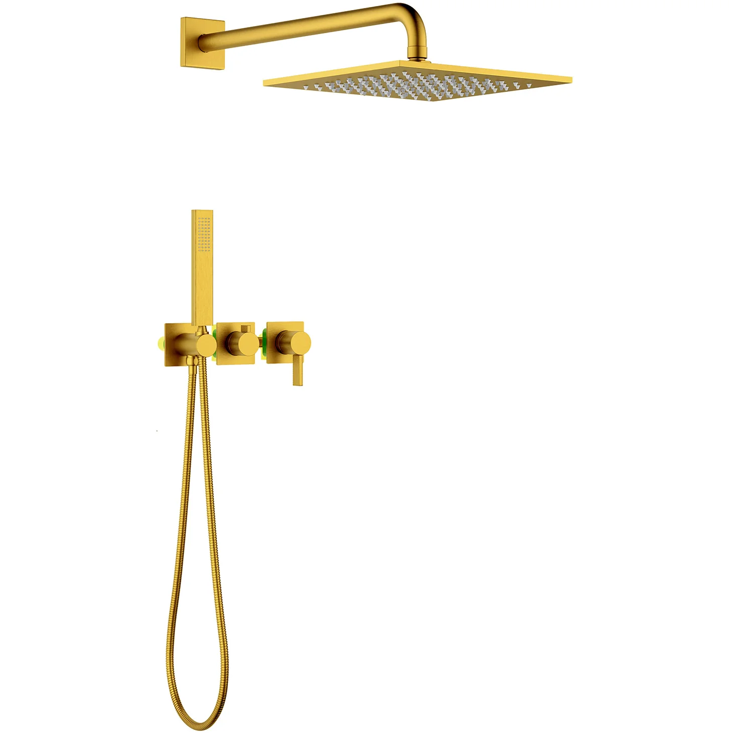 Душевая система встроенная Timo Caisa Polished Gold, SX-9069/20SM