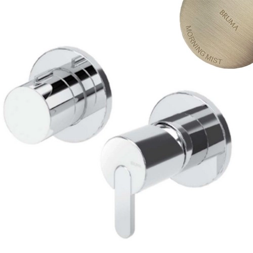 Смеситель скрытого монтажа с 3 выходами Bruma Leaf 167 312 3MM Morning Mist, 1673123MM