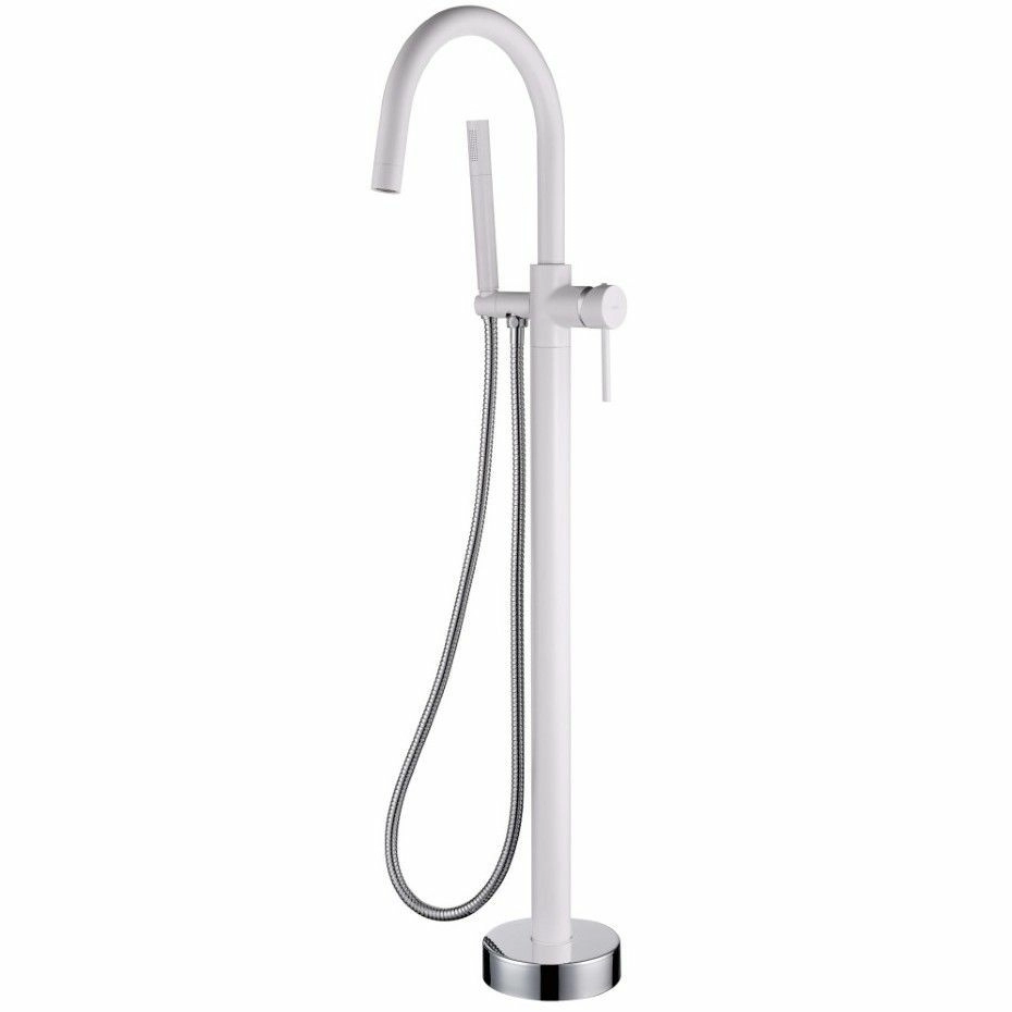 Смеситель напольный Boheme Uno White/Chrome, 469-WCR