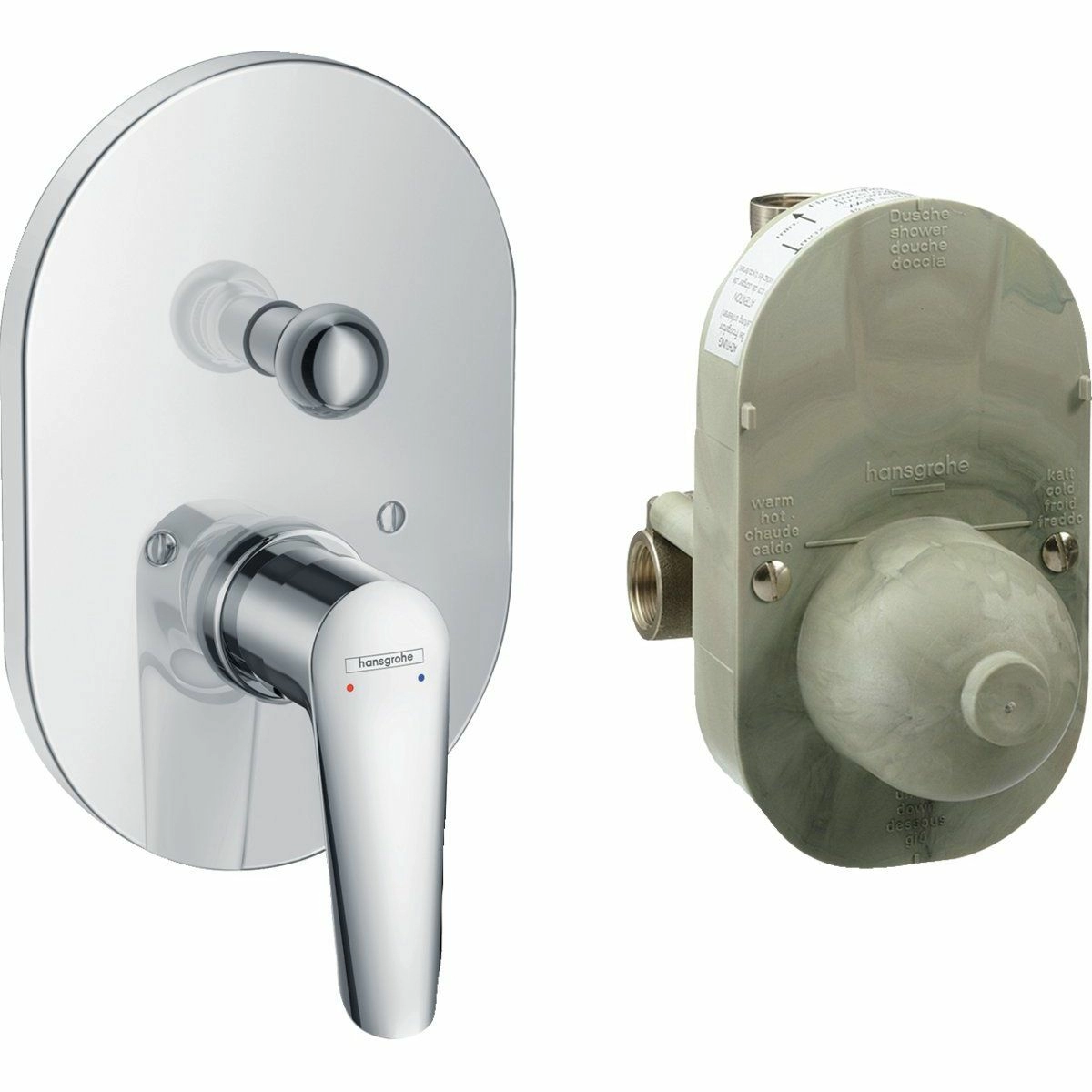 Смеситель для ванны Hansgrohe Logis E, 71408000