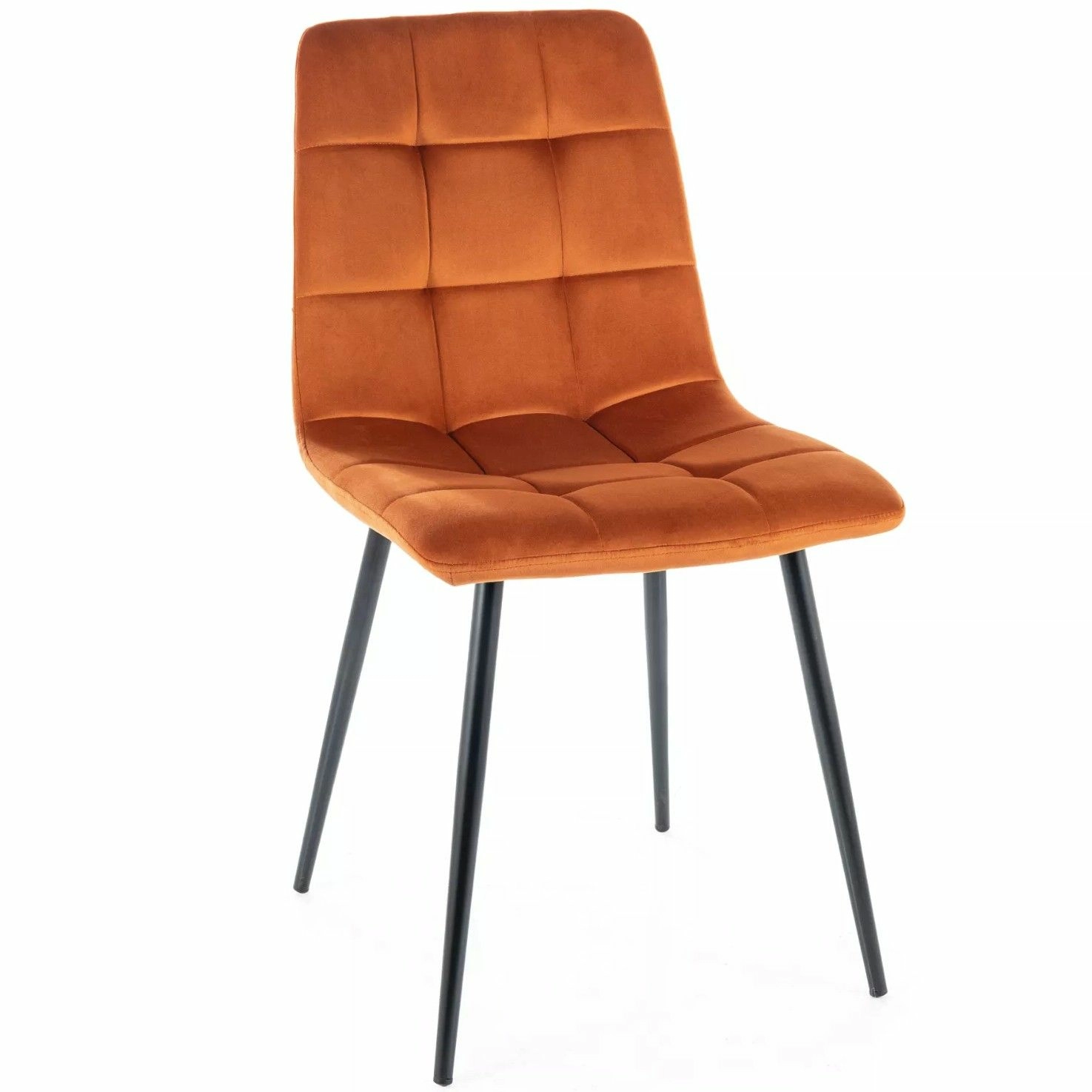 Стул Signal Mila Velvet Bluvel 4215 корица/черный, MILAVCCY