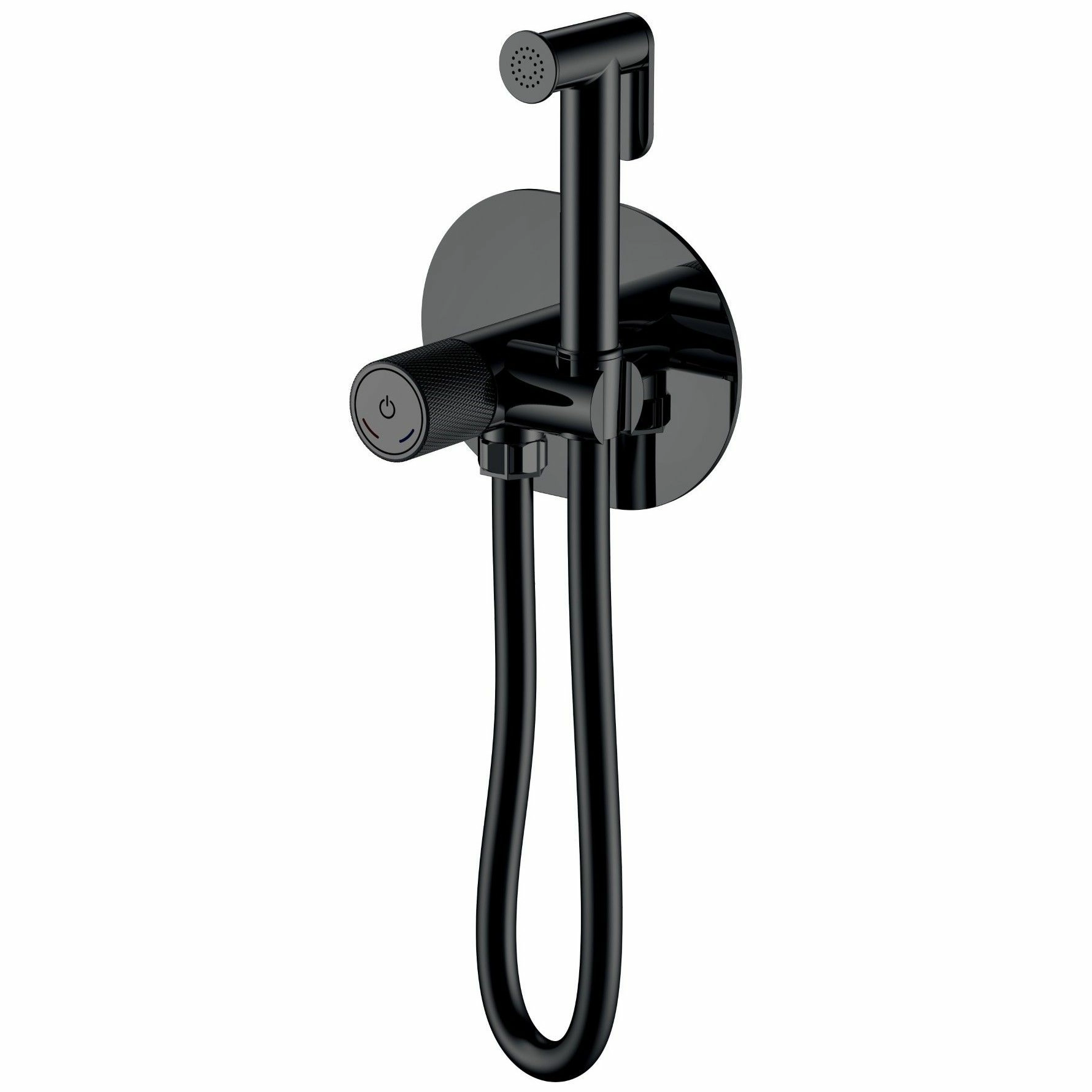 Смеситель гигиенический Boheme Tech Black, 157-B