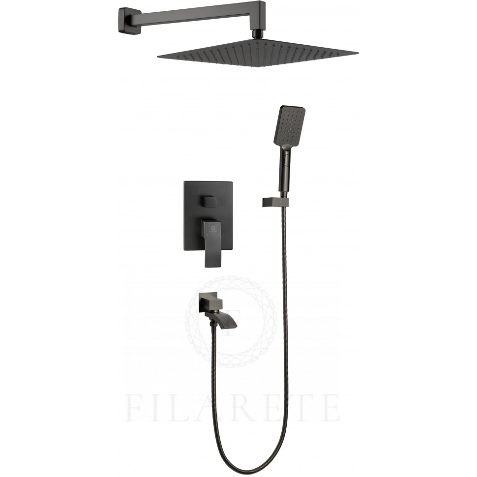 Душевая система скрытого монтажа Filarete Waterfall FL1010BG