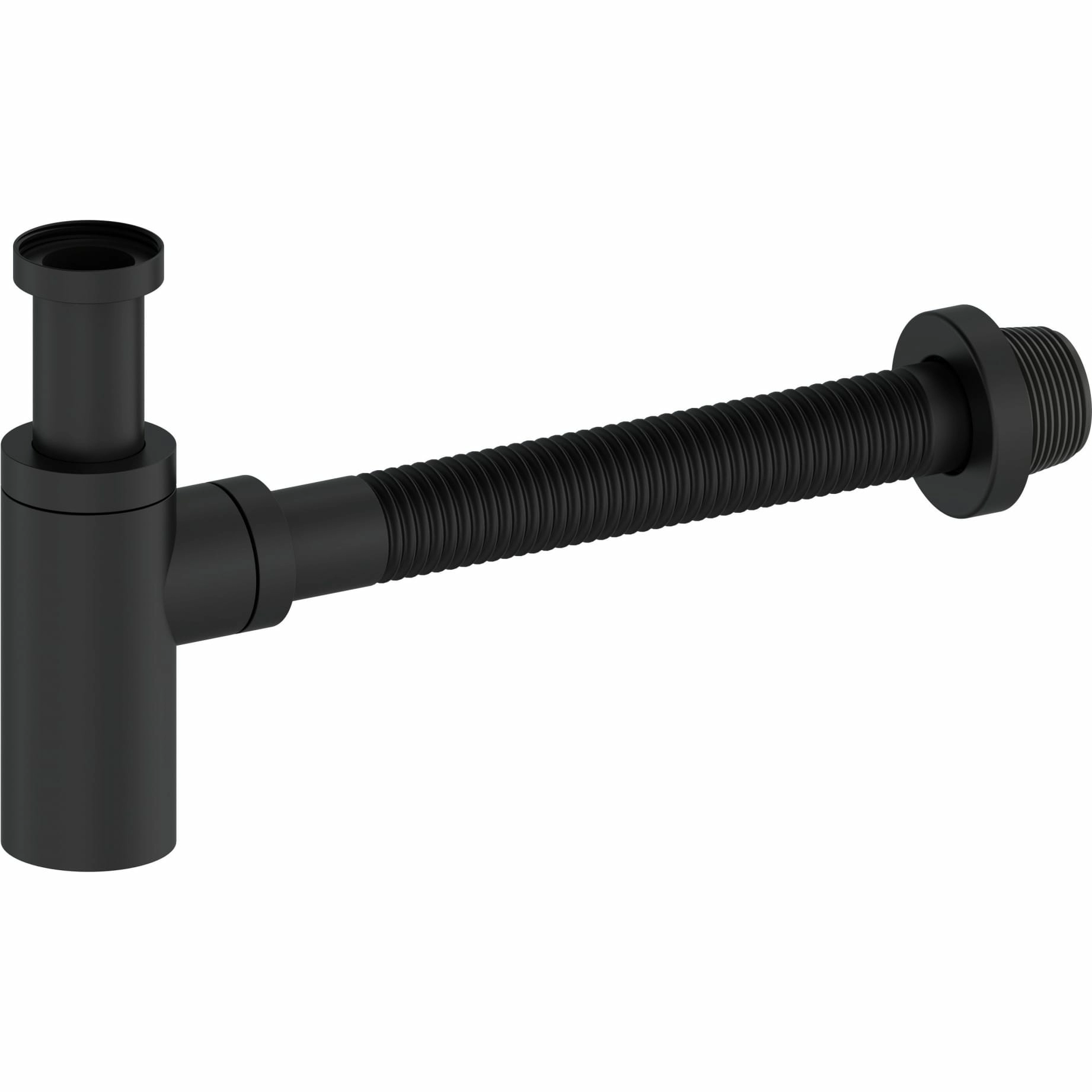 Сифон для раковины Wonzon & Woghand черный матовый, WW-88SS101-MB