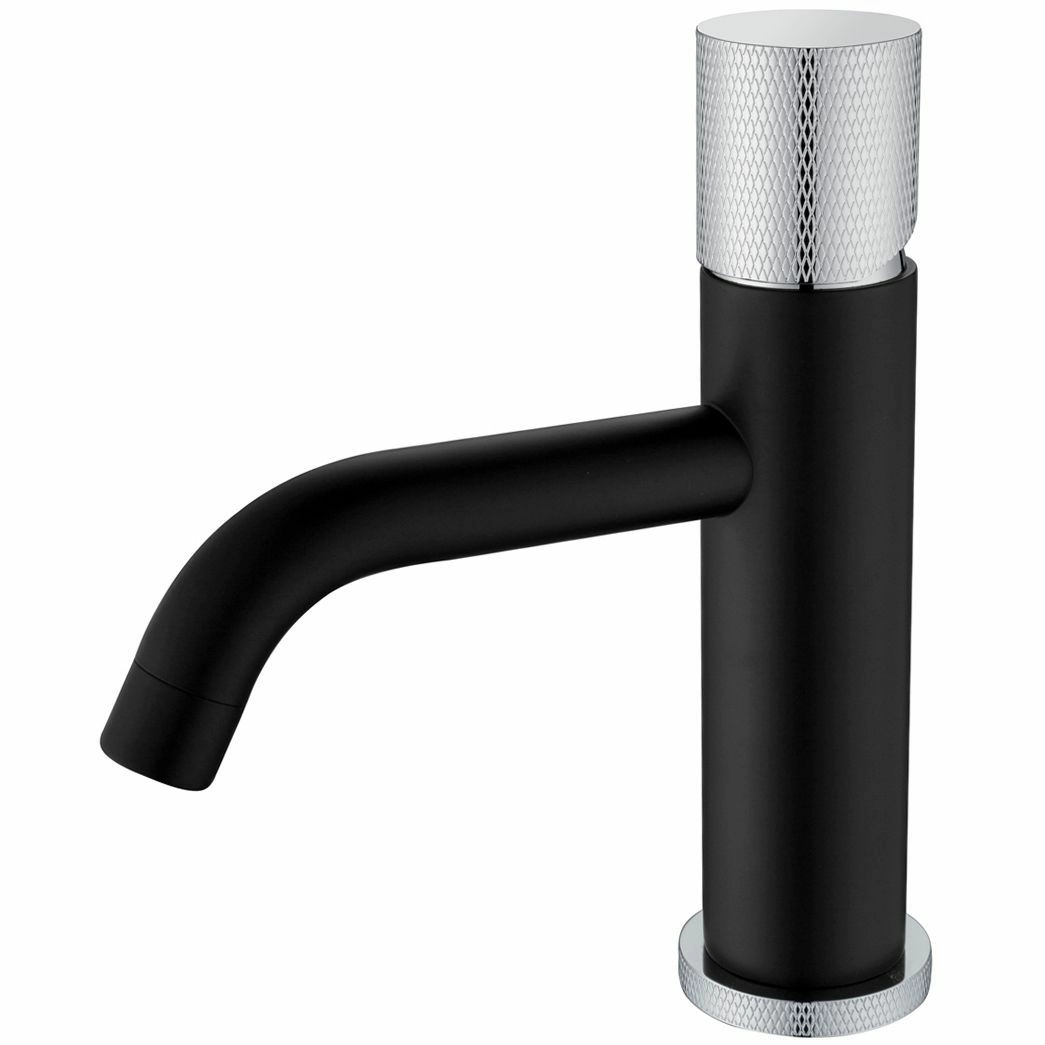 Смеситель для умывальника Boheme Stick Touch Black/Chrome, 121-BCR.2