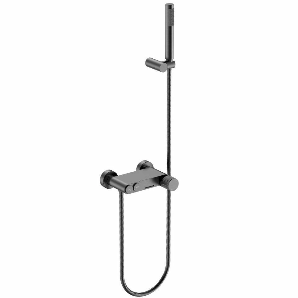 Смеситель для ванны Boheme Stick Linea Gun Metall, 123-GM.3