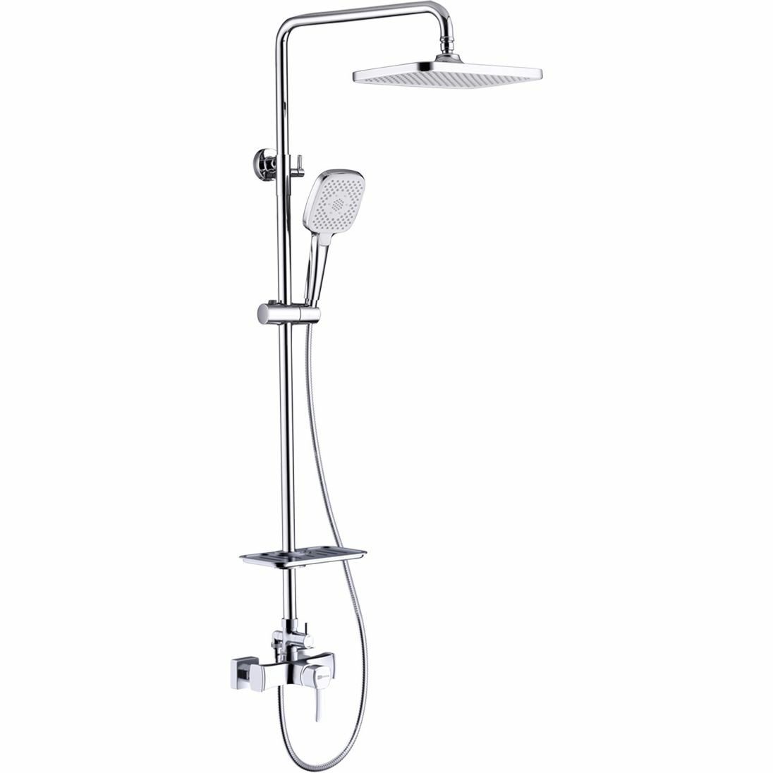 Смеситель для душа с верхней душевой лейкой Lemark Evitta, LM0560C