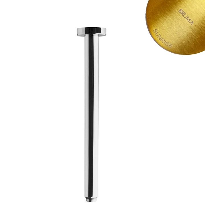 Душевой кронштейн потолочный 100 мм Bruma EloR 145 621 8SR Sunrise, 1456218SR