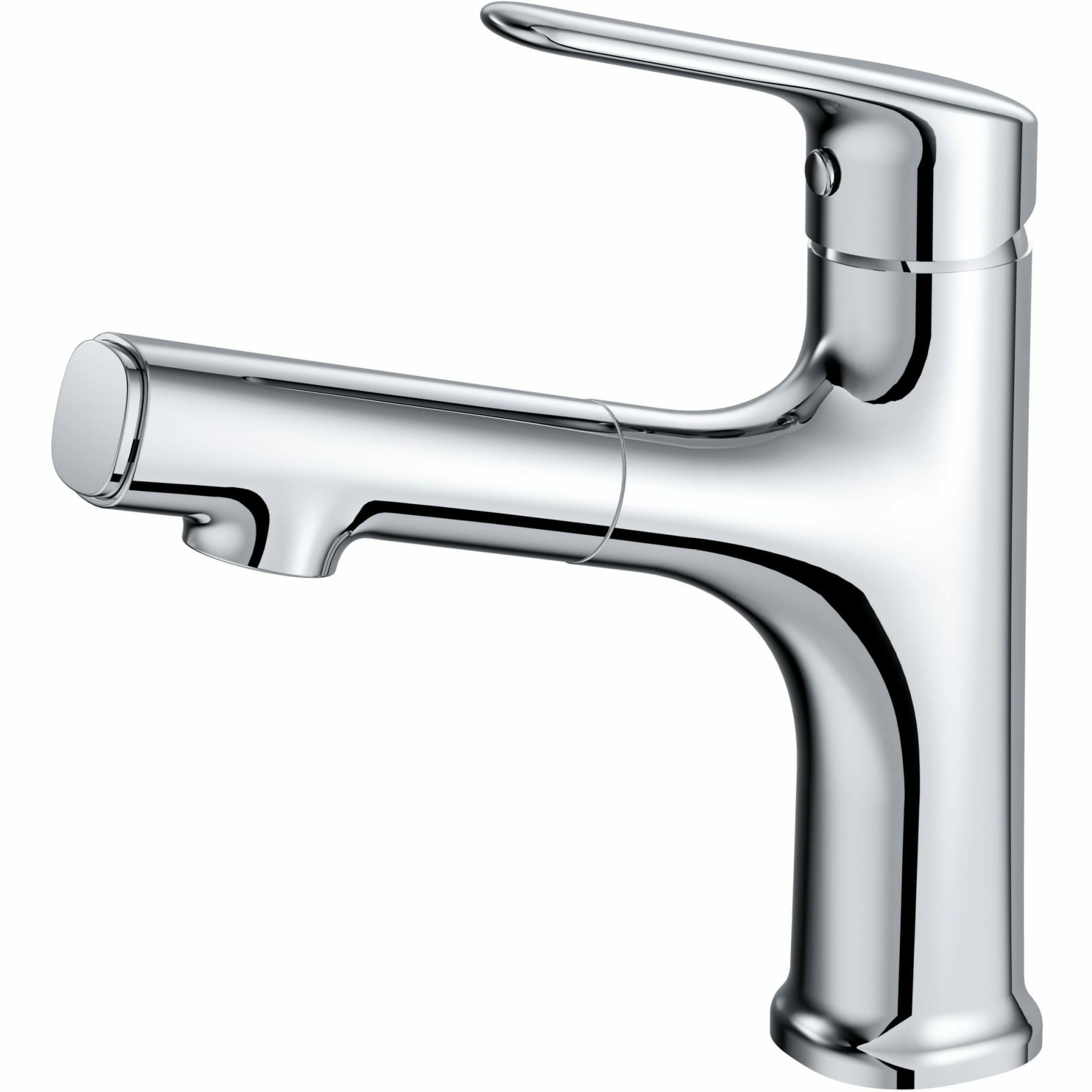 Смеситель для раковины с выдвижным изливом Wonzon & Woghand хром, WW-AE4151-CR