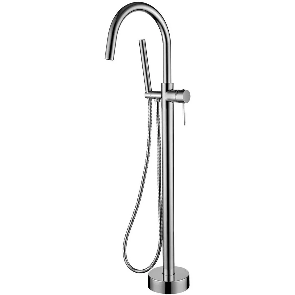 Смеситель напольный Boheme Uno Inox, 469-INOX