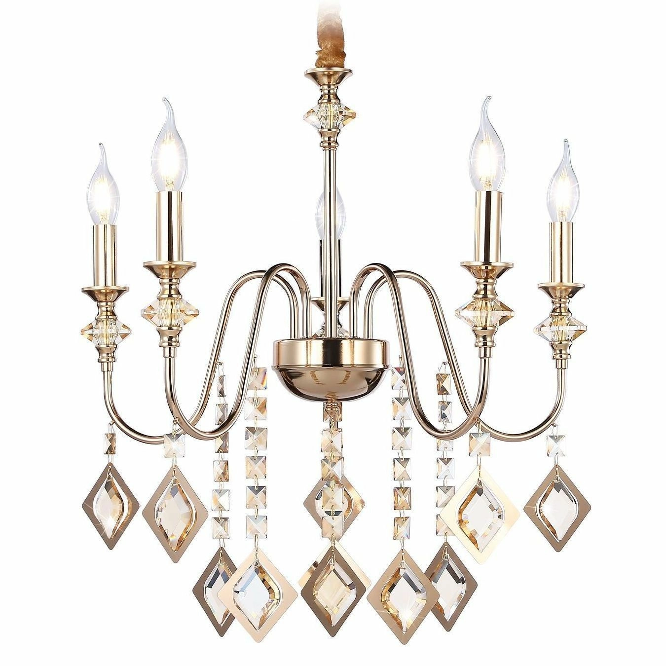 Подвесная люстра с хрусталем Ambrella Traditional Classic, TR4955