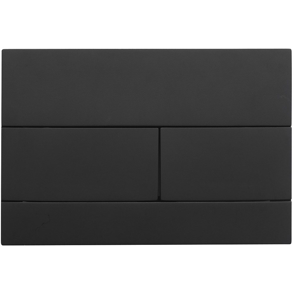 Кнопка смыва Veconi Flush V7 черный матовый, FLV7-B