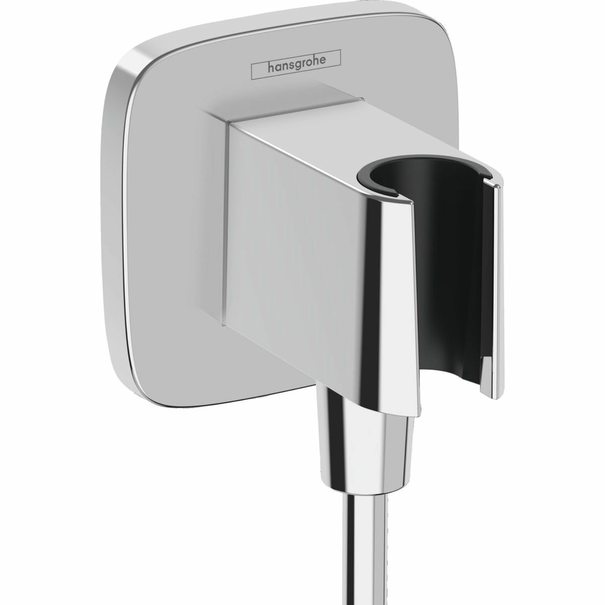 Выход на ручной душ Hansgrohe Fixfit Q с держателем (аналог 26485000), 26887000