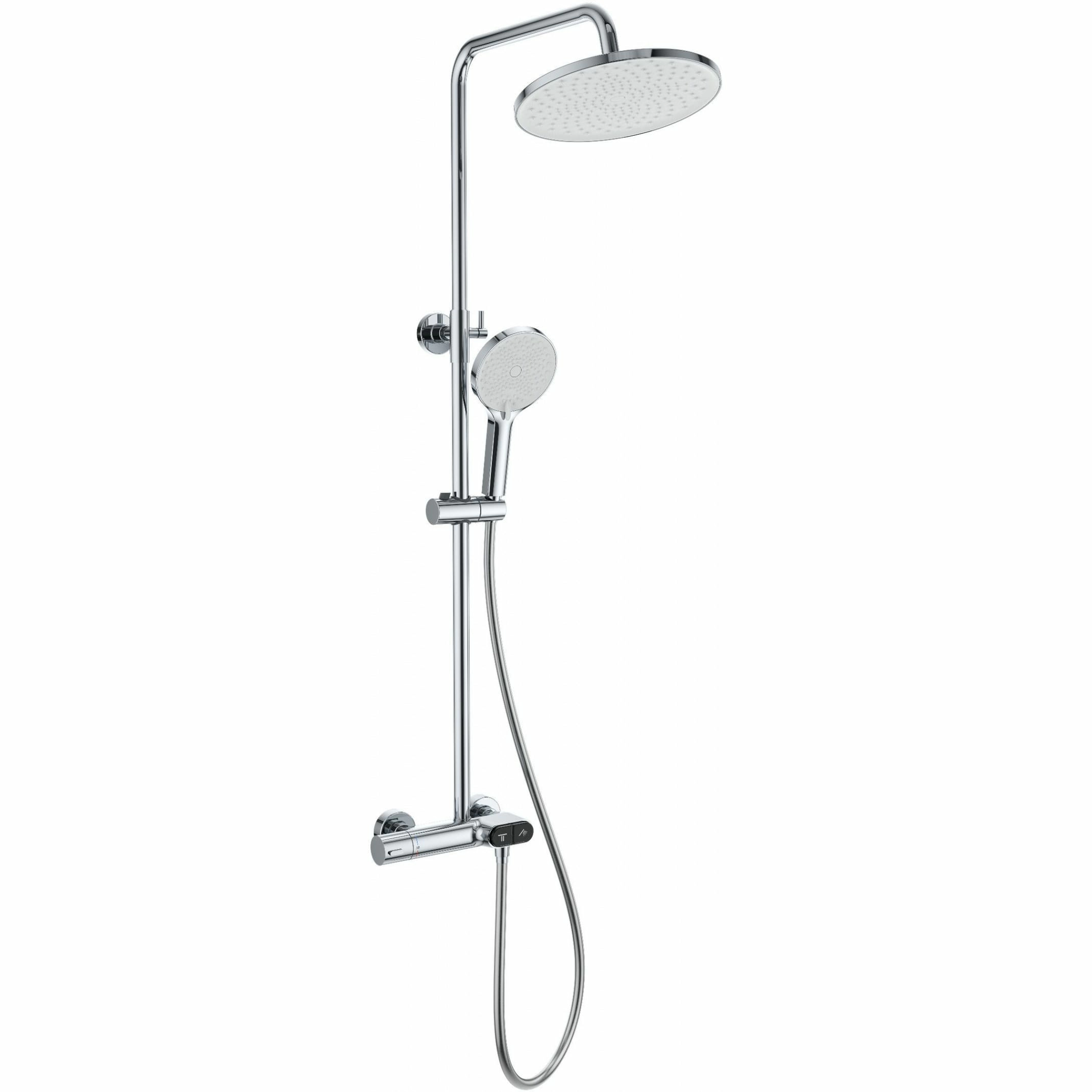 Душевая система с термостатом Wonzon & Woghand хром, WW-B2091-A-CR