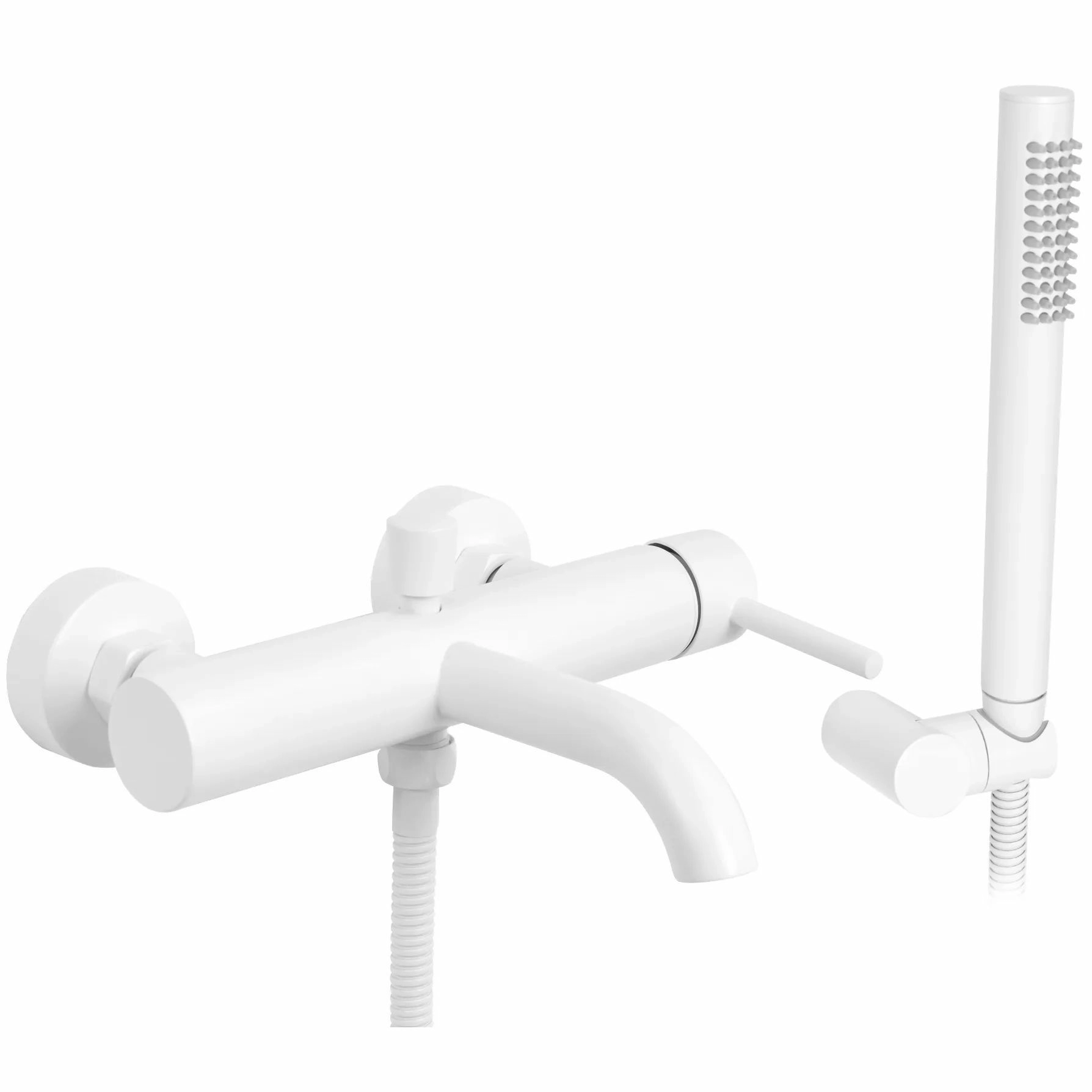 Смеситель для ванны Rea Lungo White, REA-B8030