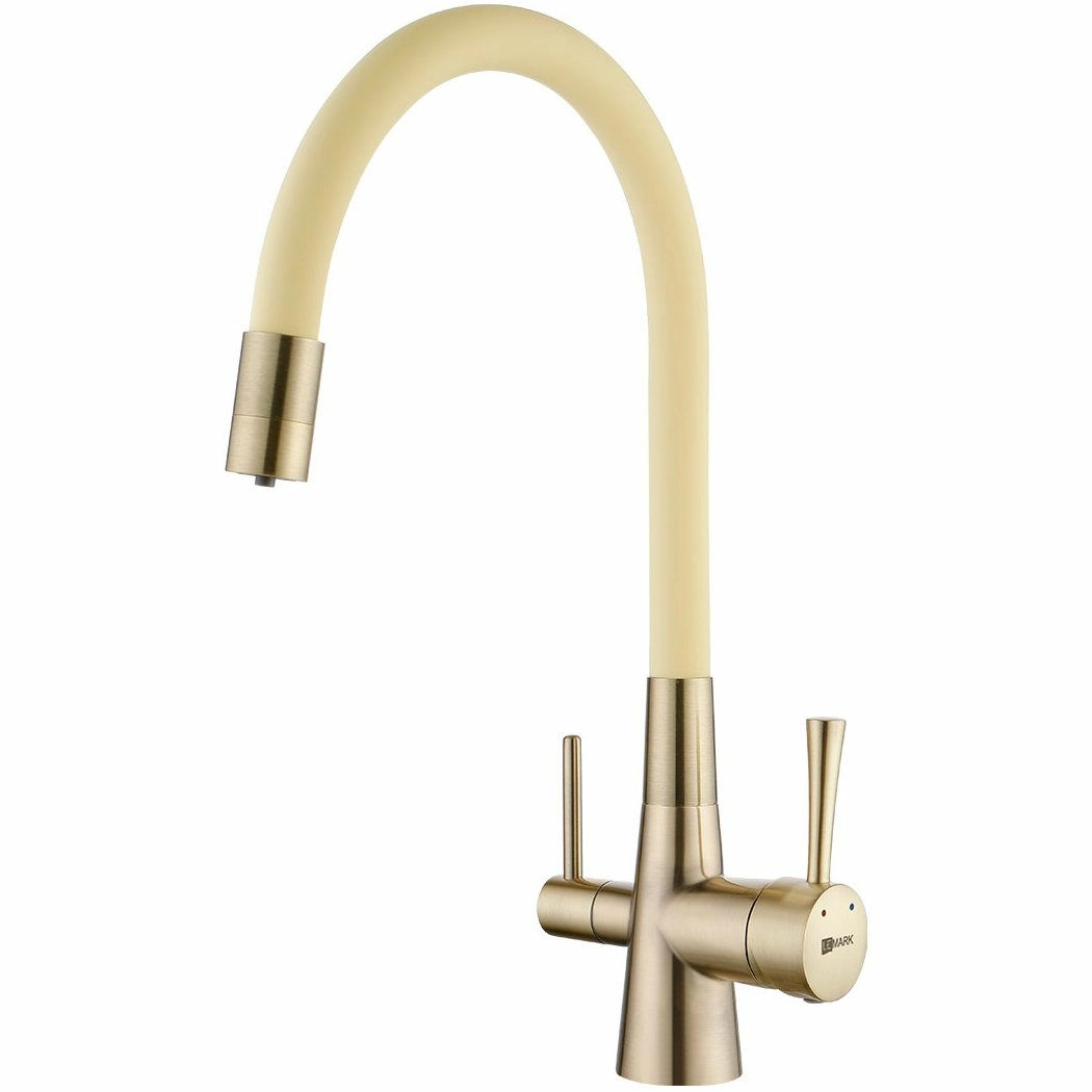 Смеситель для кухни с подключением к фильтру питьевой воды Lemark Comfort, LM3075B-Beige