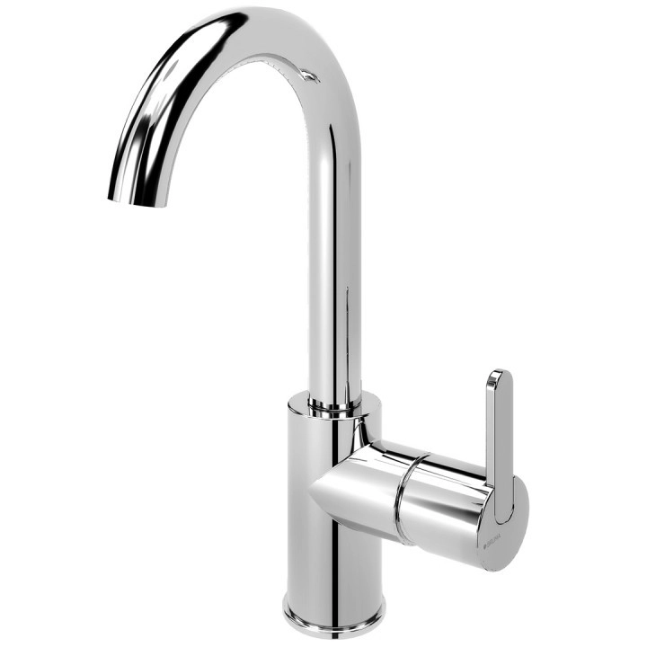Смеситель для раковины поворотный излив Bruma Leaf 167 710 1CR Chrome, 1677101CR