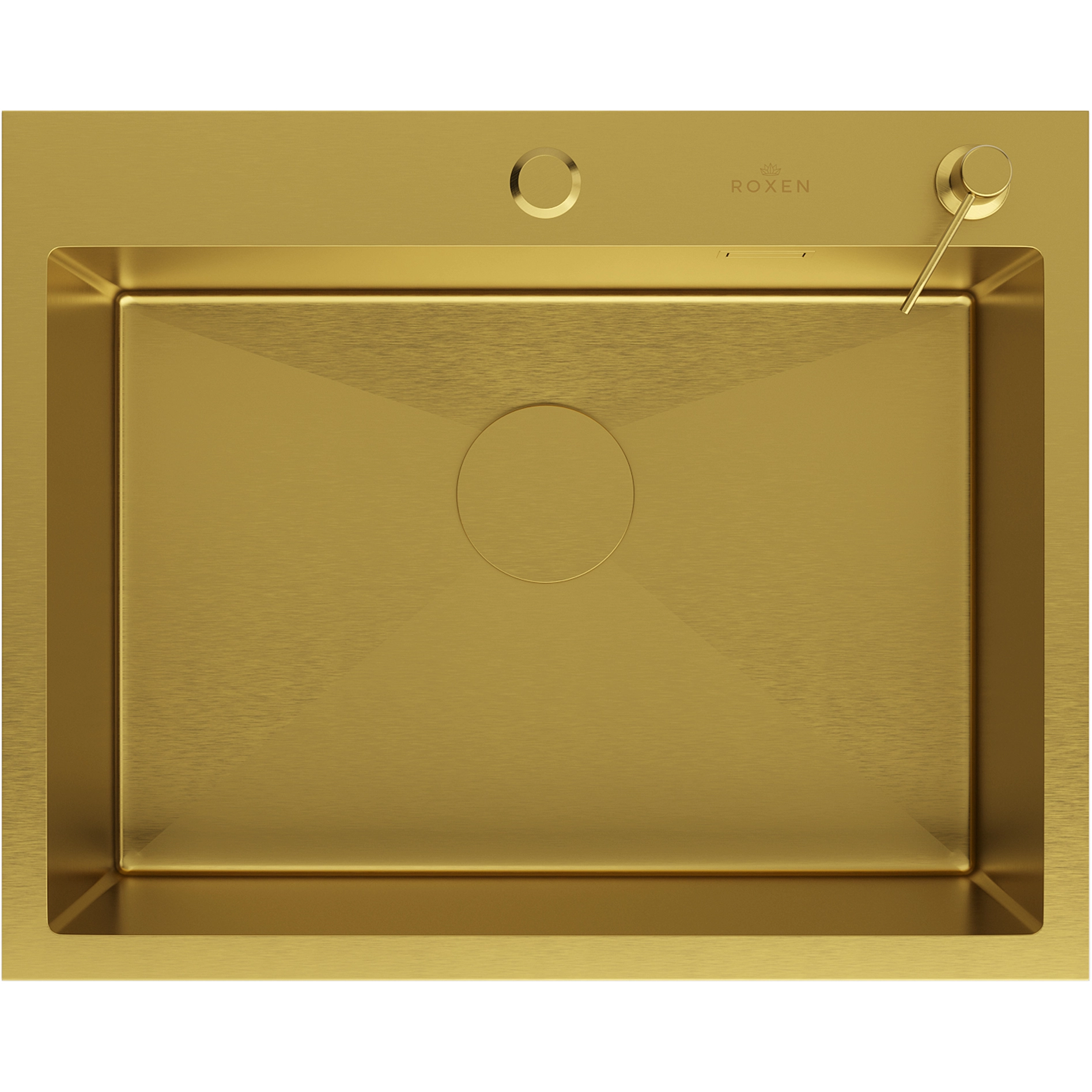 Мойка Roxen Simple 60x48 Gold, 560220-60G