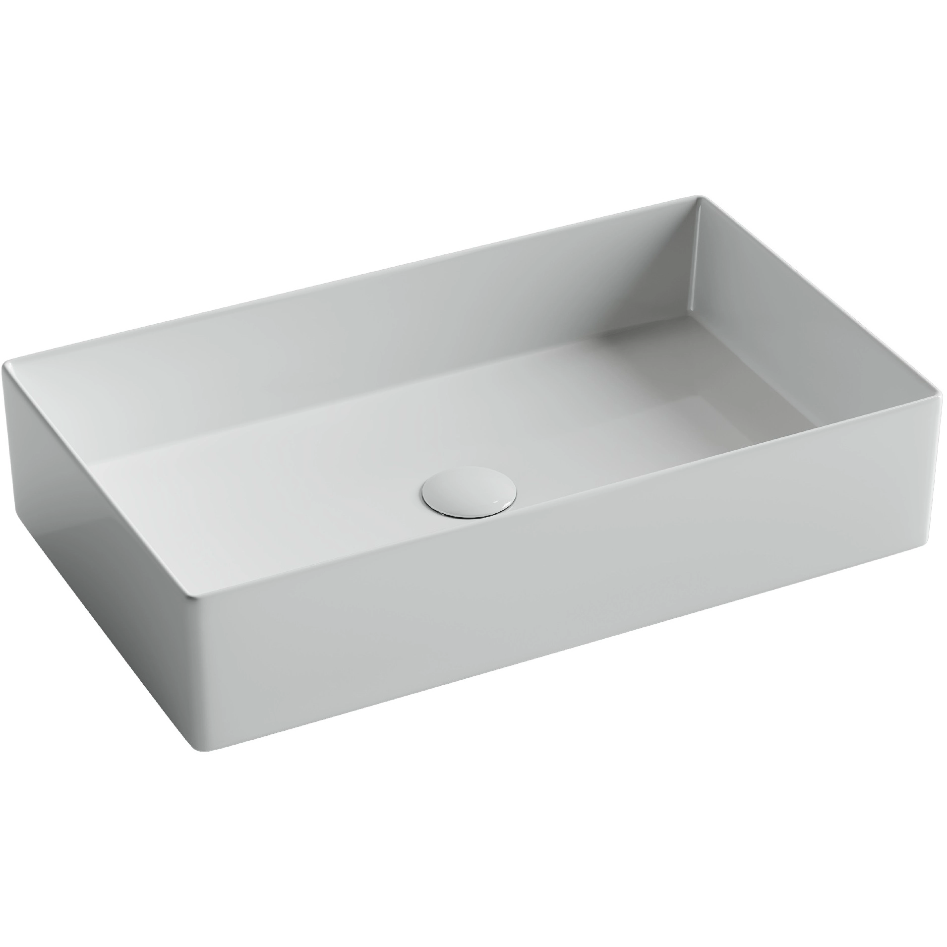 Умывальник чаша накладная прямоугольная CeramicaNova Element 60.1x36.1, CN6070