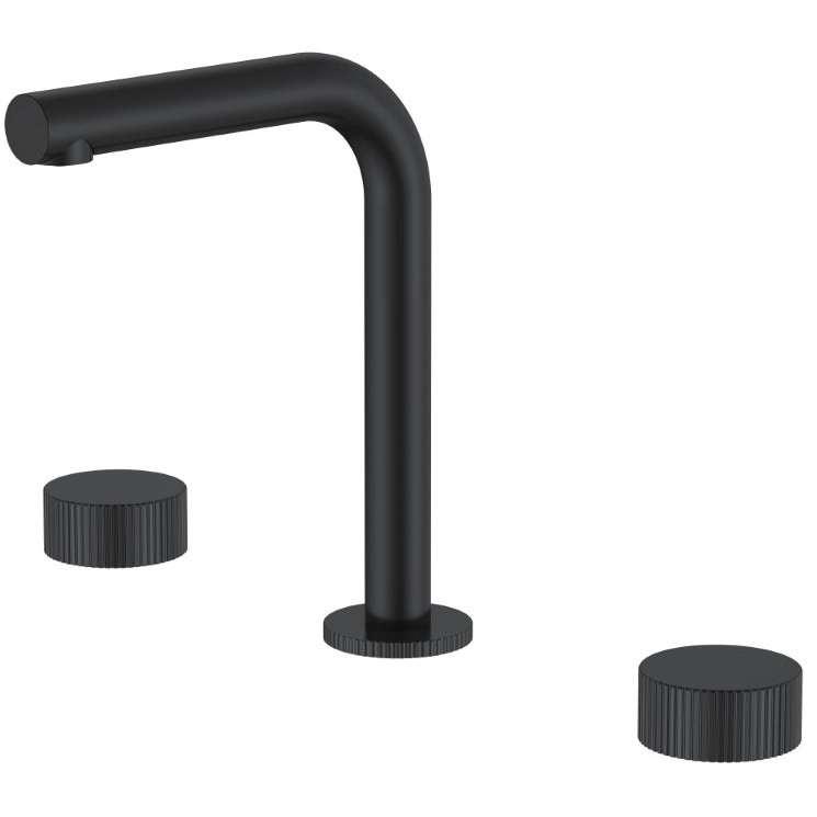 Смеситель на столешницу на 3 отверстия Boheme Stick Linea Black, 152-B.3