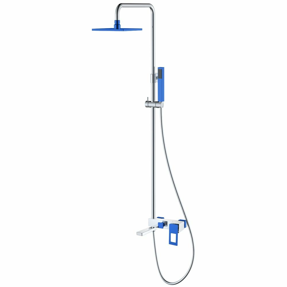 Стойка для душа Boheme Q Chrome/Ultramarine, 148-CRUW