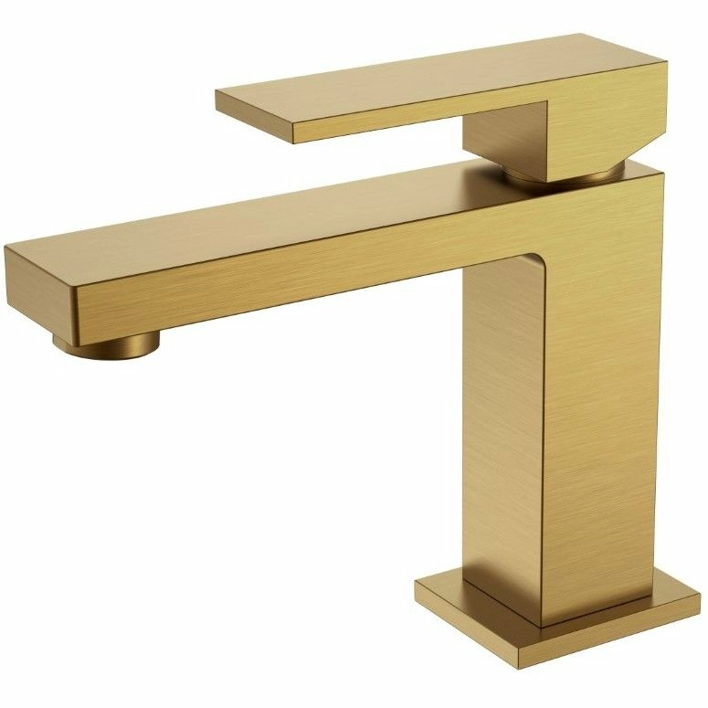 Смеситель для умывальника Boheme Qubic Bronze, 471-BR