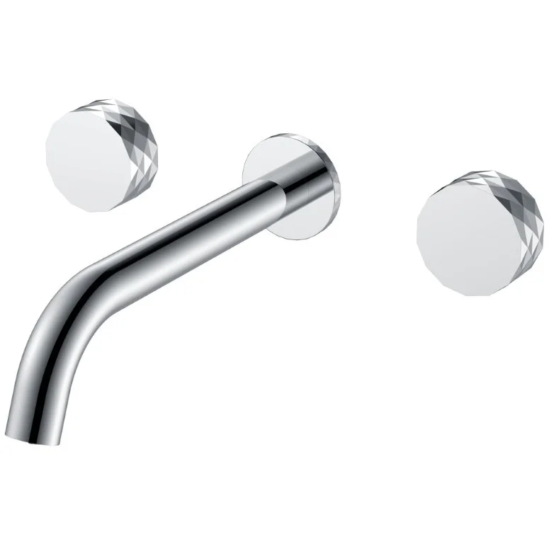 Смеситель из стены на 3 отверстия Boheme Stick Diamond Chrome, 152-2-CR.1