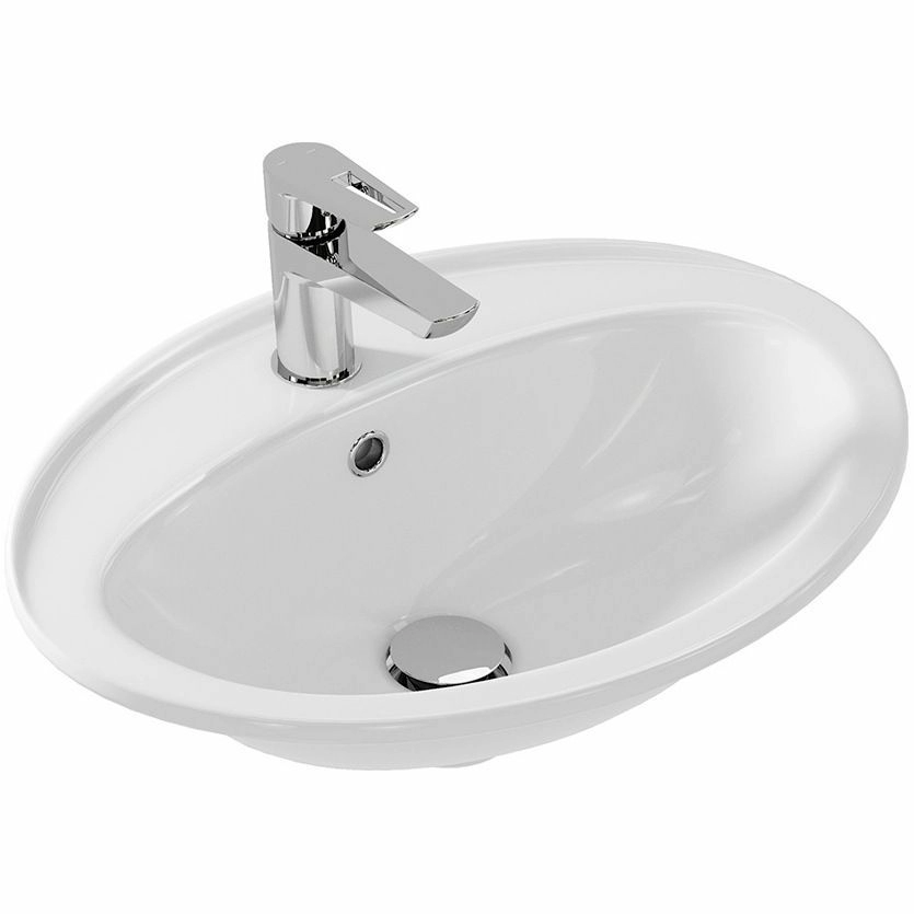 Раковина встраиваемая Cersanit Calla 54x41, S-UM-Cl/1-w