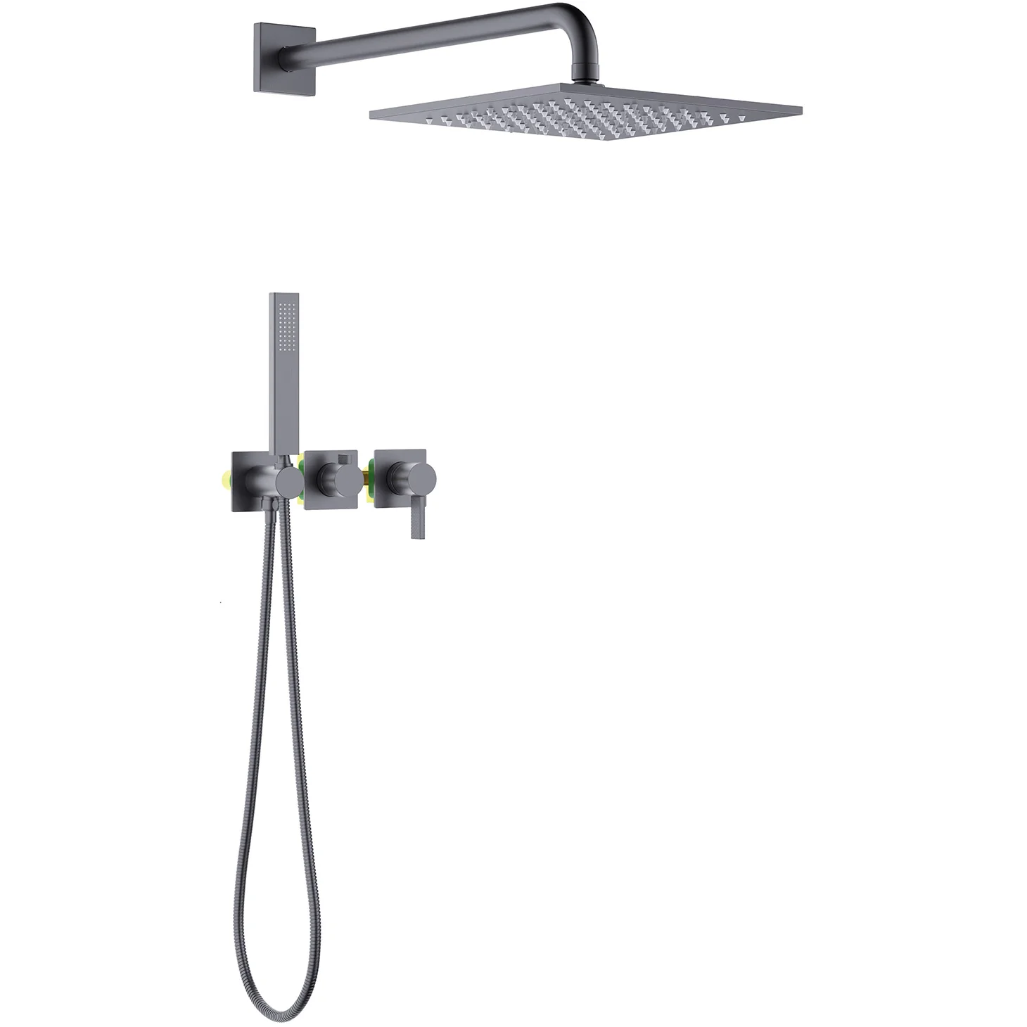 Душевая система встроенная Timo Caisa Black Gold, SX-9069/18SM