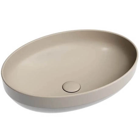 Умывальник чаша накладная овальная CeramicaNova Element 50.2x36.5, CN6056MC