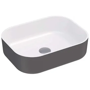 Раковина Good Door Solid Surface Colo 45x35 серая, РВ00003
