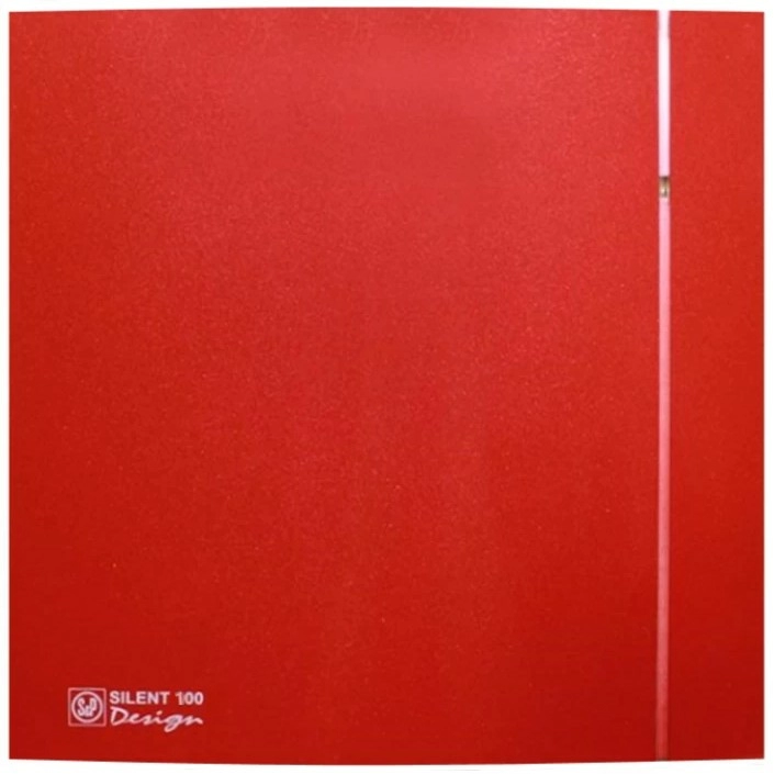 Вентилятор S&P SILENT-100 CZ RED DESIGN - 4C