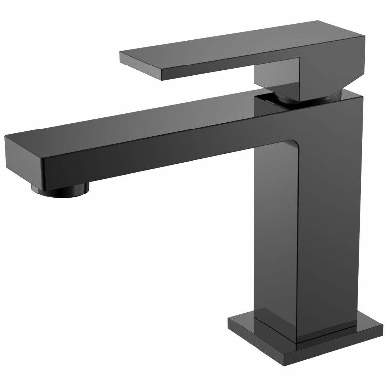 Смеситель для умывальника Boheme Qubic Shine Gun Metall, 471-SGM