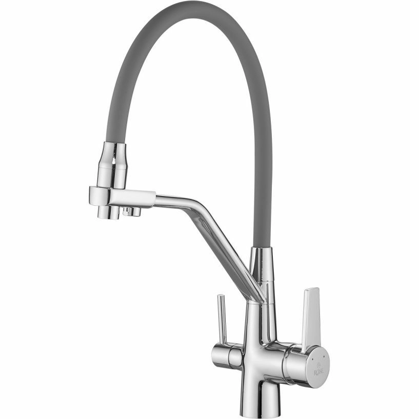 Смеситель для кухни с гибким изливом под фильтр Rose, R558