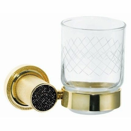 Стакан настенный Boheme Royale Cristal Gold, 10924-G-B