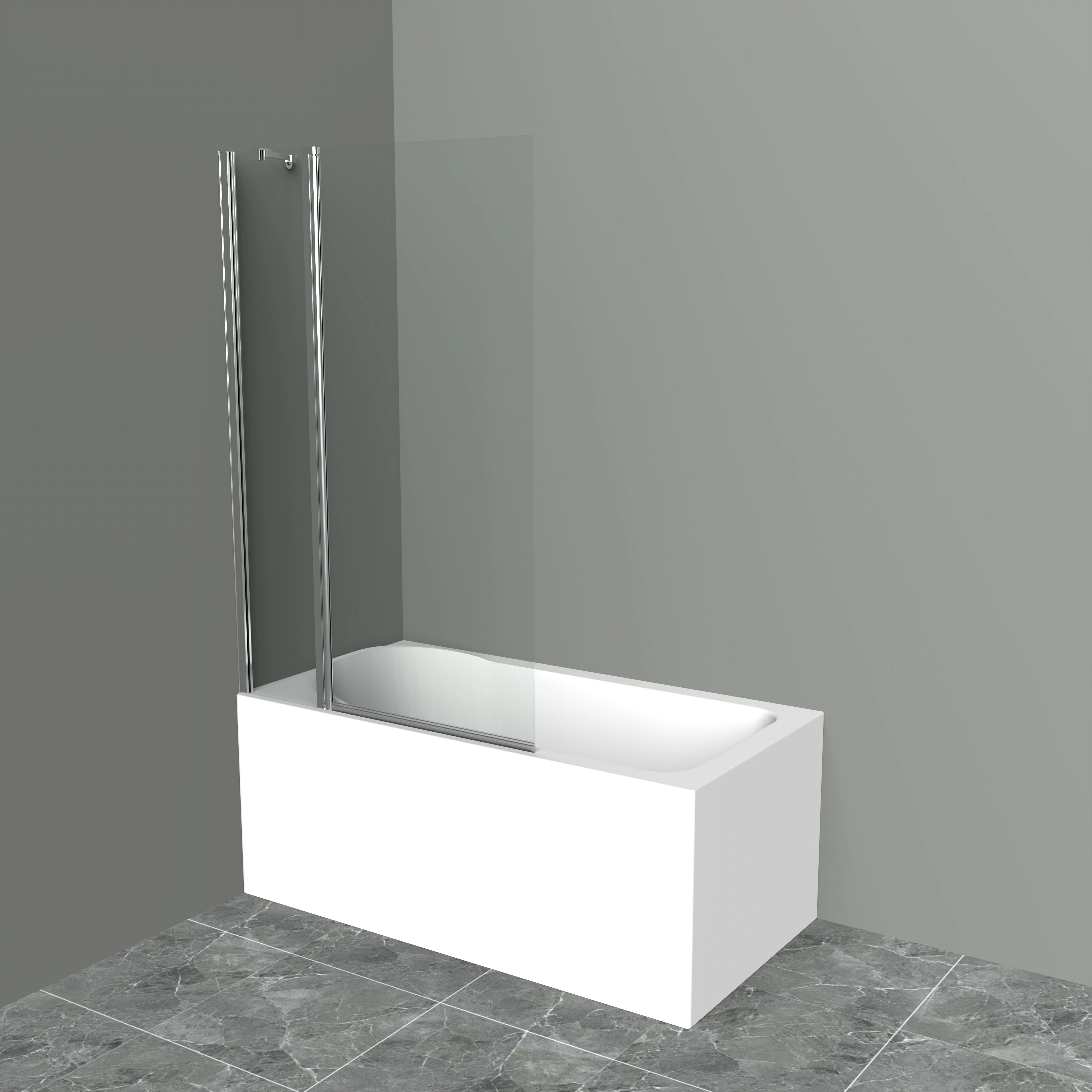 Шторка на ванну BelBagno Uno V-11