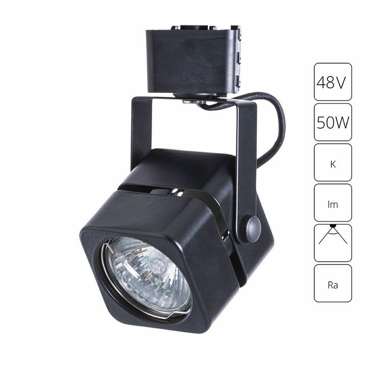 Трековый светильник Arte Lamp Misam, A1315PL-1BK