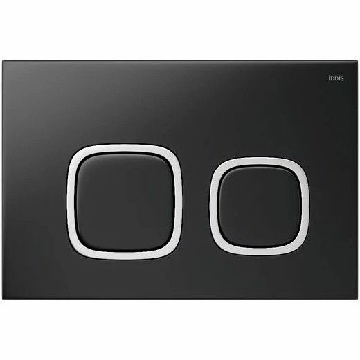 Клавиша смыва черная матовая Iddis Unifix 004, UNI04BCi77