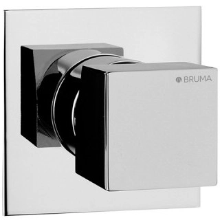 Внешняя часть смесителя с 1 выходом Bruma Escudo E102 120 2CR Chrome, E1021202CR