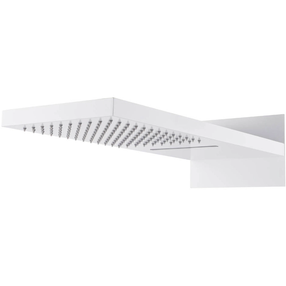 Верхний душ с каскадом Boheme Fusion Matt White, 419-2-MW