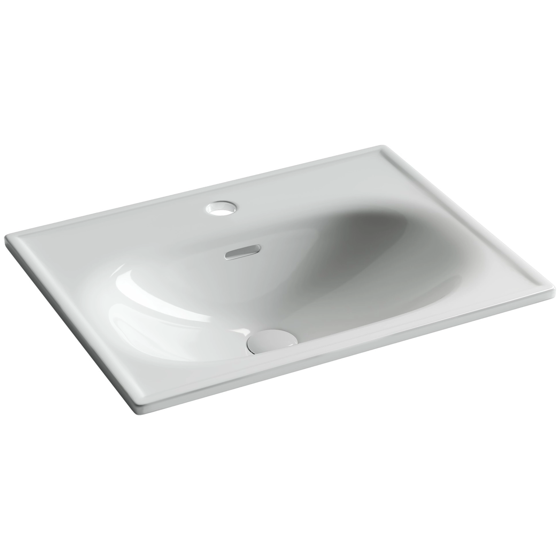 Раковина накладная CeramicaNova Sabo 60x46, CN13001