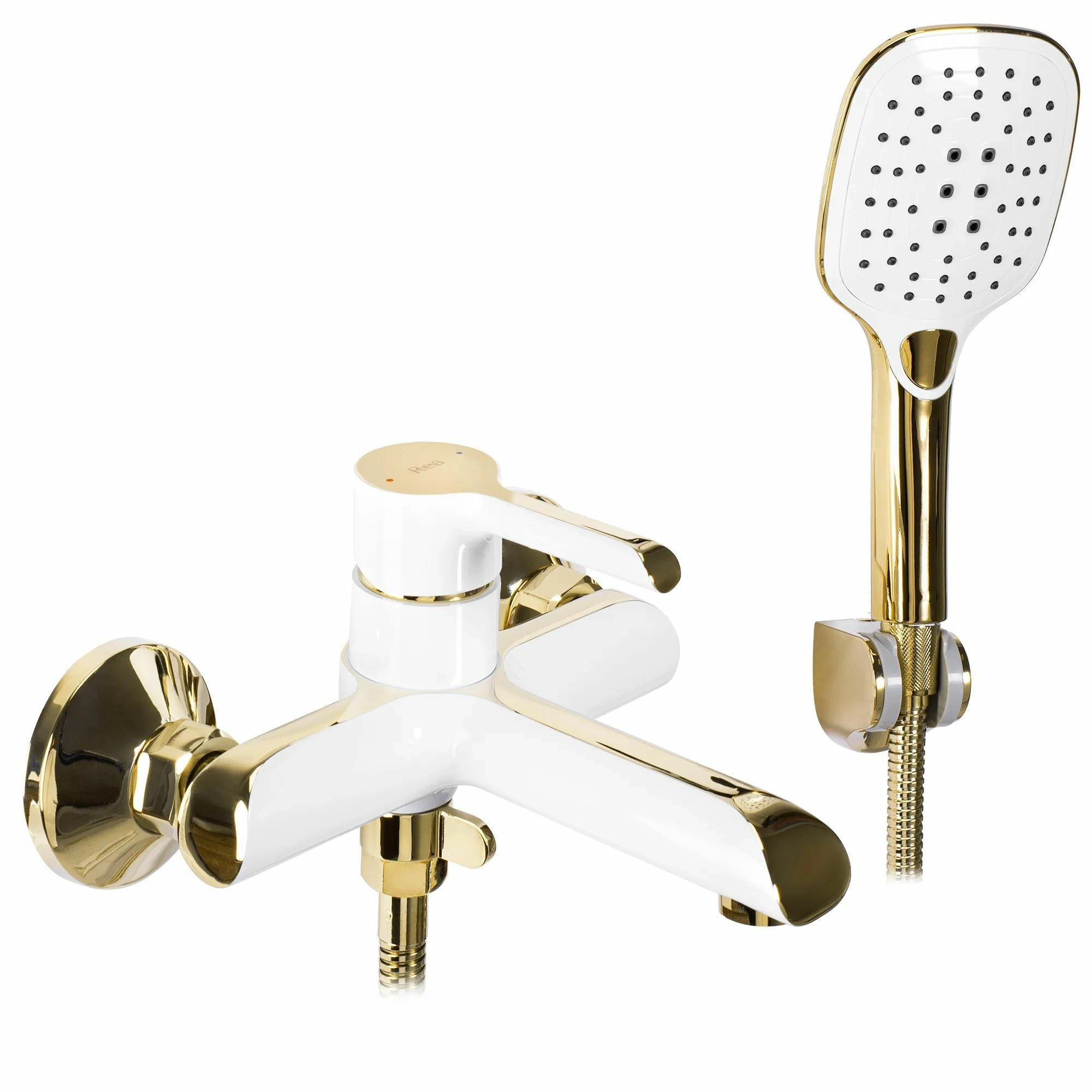Смеситель для ванны Rea Melia White/Gold, REA-B2710