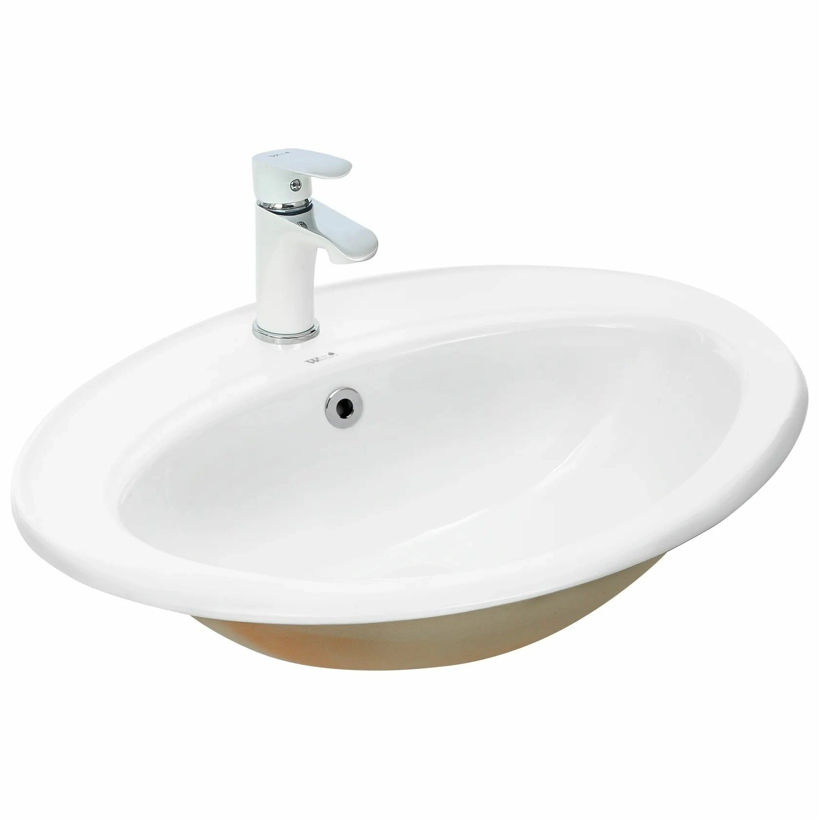 Раковина врезная WeltWasser 55x47, WW DEILBACH 6002