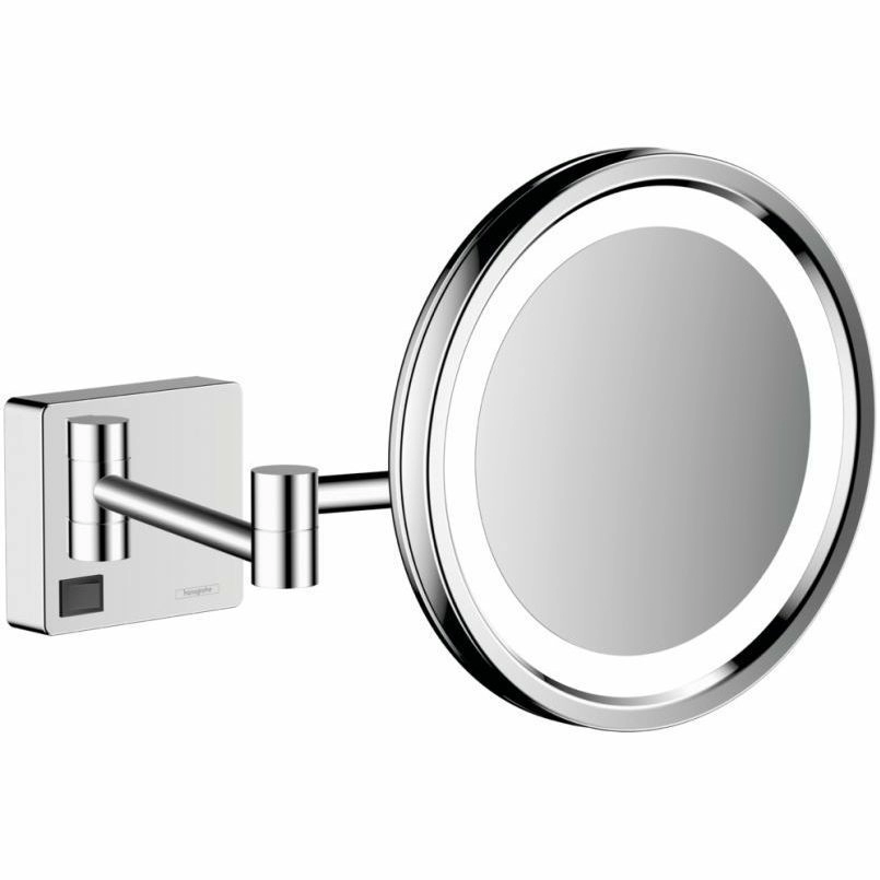 Зеркало для бритья Hansgrohe AddStoris с подсветкой, 41790000