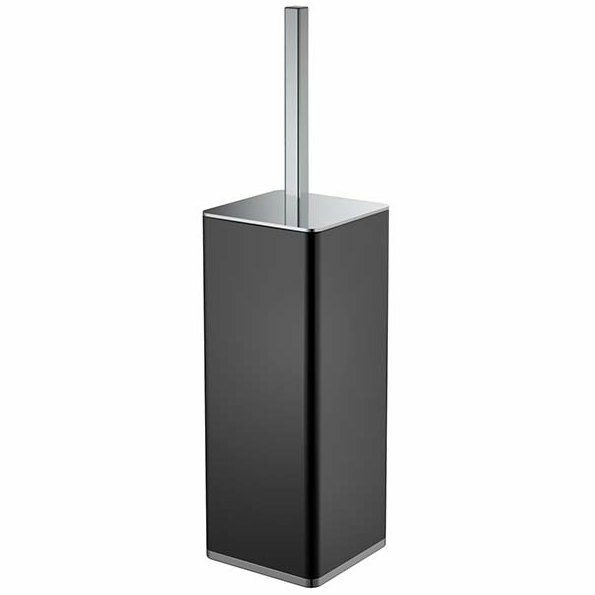 Ершик напольный Boheme Qubic Black/Chrome, 10949-В-CR