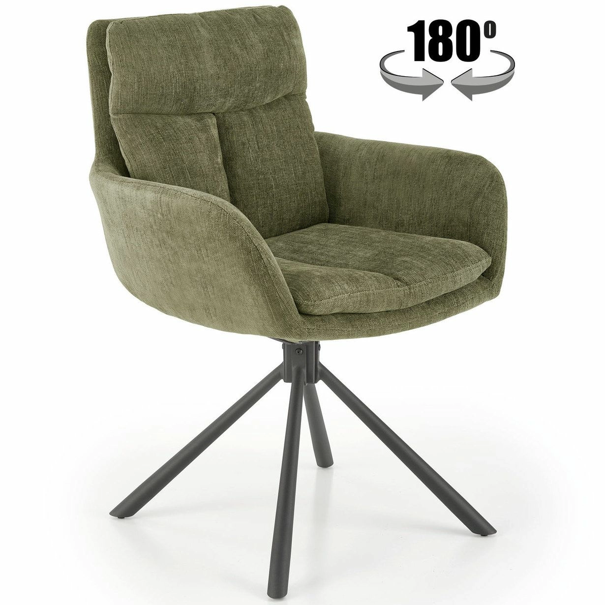 Стул Halmar K495 оливковый/черный, V-CH-K/495-KR-OLIWKOWY
