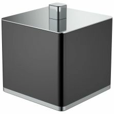 Стакан для ваты Boheme Black/Chrome, 10964-B-CR