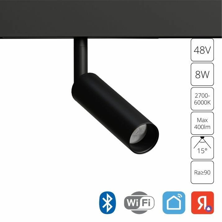 Магнитный трековый светильник Arte Lamp Linea, A4690PL-1BK