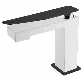 Смеситель для умывальника Boheme Q2 White/Black, 141-WB.2