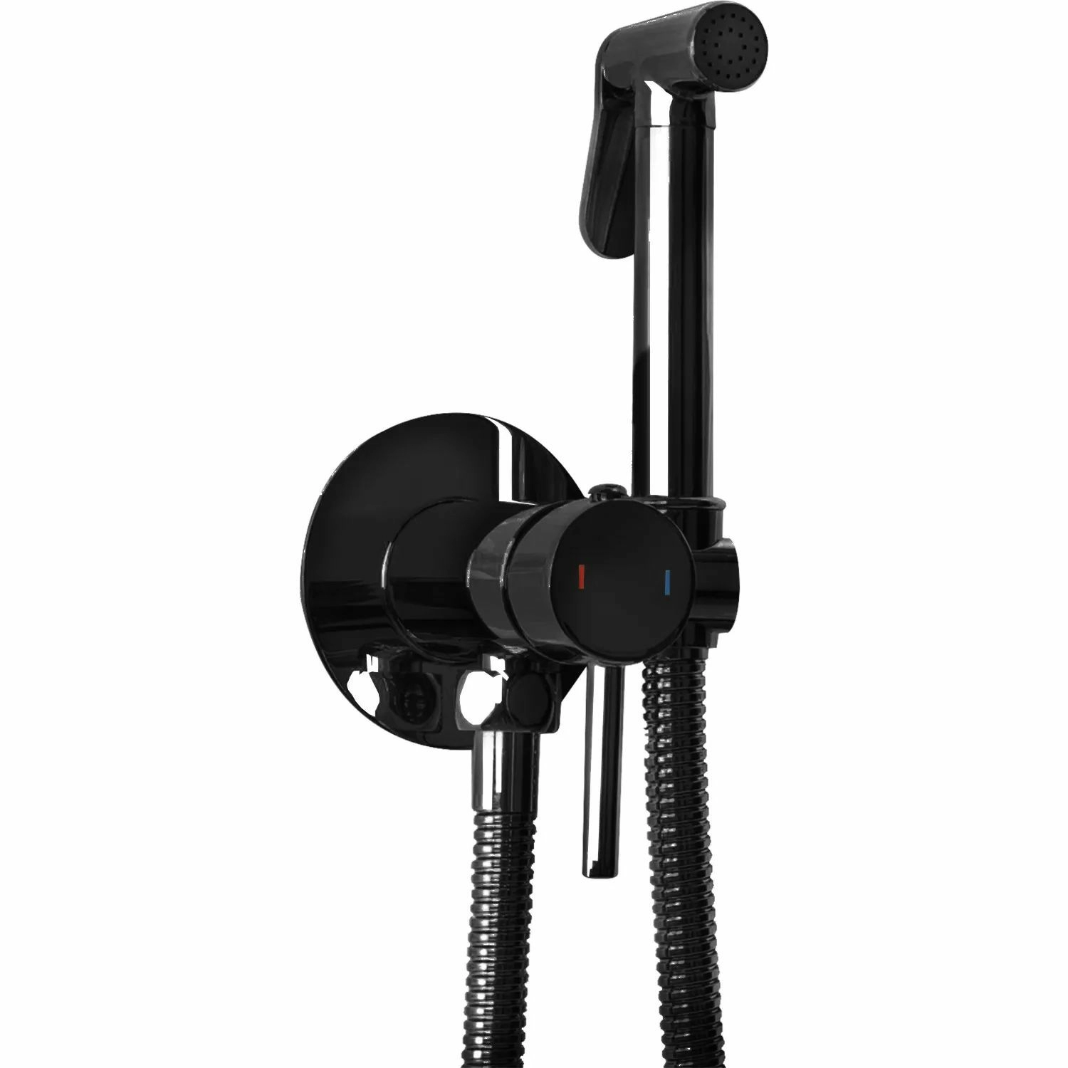Смеситель для биде Rea Lungo Loop Black Metallic, REA-B5656